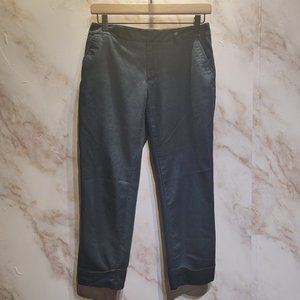 Mossimo Navy Fit 4 Stretch Capri Cuff Pants